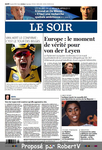 Le Soir - Mardi 16 Juillet 2019