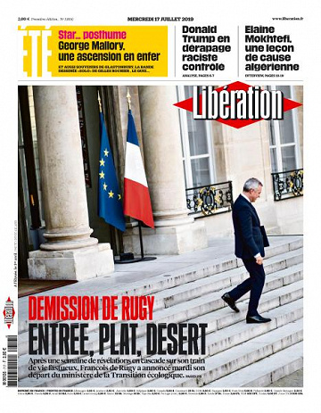 Libération du Mercredi 17 Juillet 2019