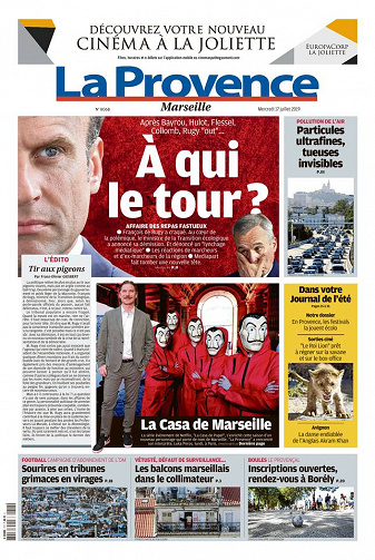 La Provence Marseille du mercredi 17 juillet 2019