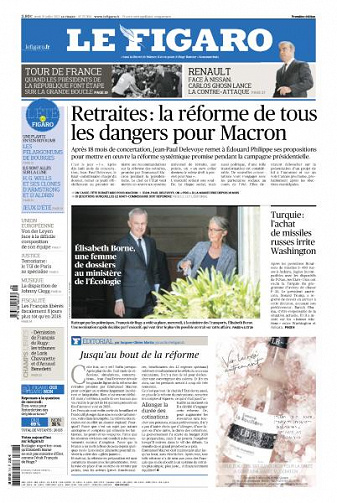 Le Figaro du Jeudi 18 Juillet 2019