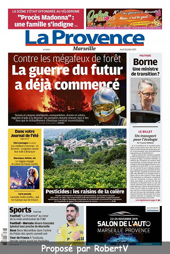 La Provence Marseille - Jeudi 18 Juillet 2019