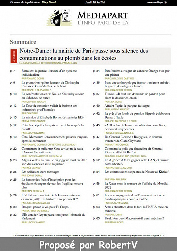 Mediapart - Jeudi 18 Juillet 2019