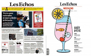 Pack Les Échos + Les Échos Week-End - Vendredi 19 et Samedi 20 Juillet 2019