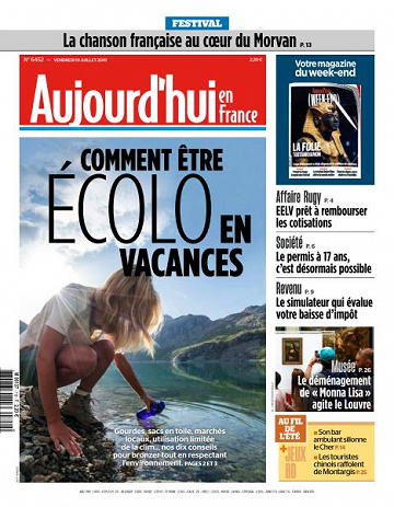Aujourd’hui en France du Vendredi 19 Juillet 2019