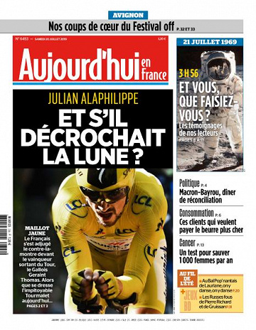 Aujourd’hui en France du Samedi 20 Juillet 2019