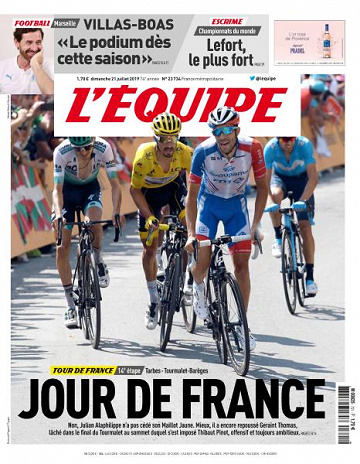 L’equipe du Dimanche 21 Juillet 2019
