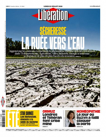 Libération du Lundi 22 Juillet 2019