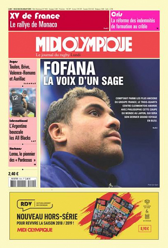 Midi Olympique Rouge - 22 Juillet 2019