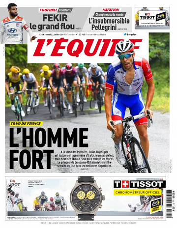 L’equipe du Lundi 22 Juillet 2019