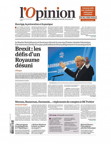 L’Opinion - Lundi 22 Juillet 2019
