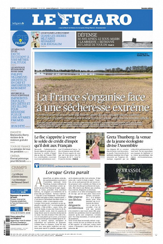 Le Figaro - Mardi 23 Juillet 2019