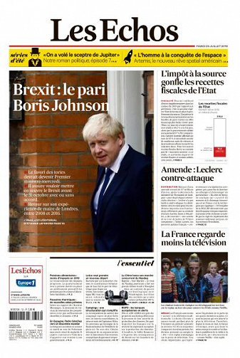 Les Echos du Mardi 23 Juillet 2019