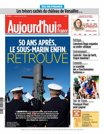 Aujourd’hui en France - Mardi 23 Juillet 2019