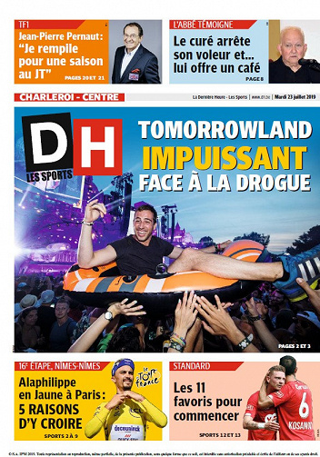 La Dernière Heure - Mardi 23 Juillet 2019
