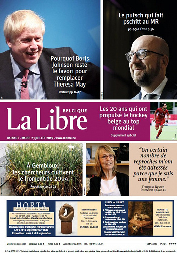 La Libre Belgique - Mardi 23 Juillet 2019