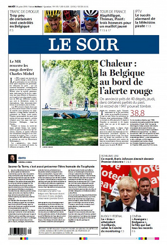Le Soir - Mardi 23 Juillet 2019
