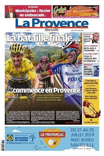 La Provence Marseille - Mercredi 24 Juillet 2019