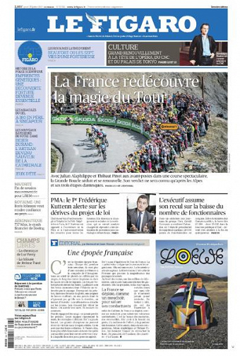 Le Figaro du Jeudi 25 Juillet 2019