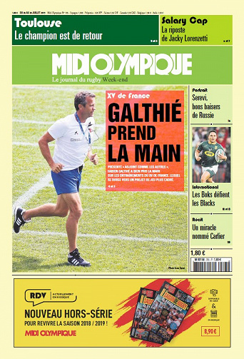 Midi Olympique Vert - Vendredi 26 au 28 Juillet 2019