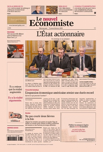 Le nouvel Économiste du Vendredi 26 Juillet 2019