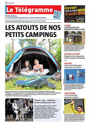 Le Télégramme - Brest - Dimanche 28 Juillet 2019