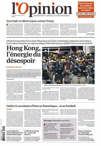 L’Opinion du Lundi 29 Juillet 2019