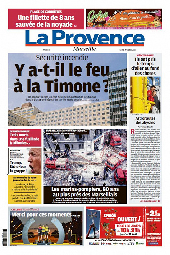 La Provence Marseille - Lundi 29 Juillet 2019