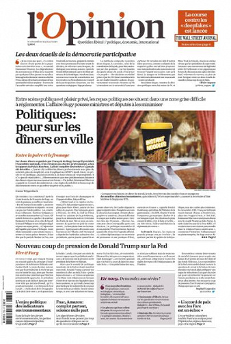L’Opinion du Mardi 30 Juillet 2019