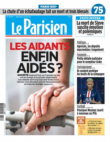 Le Parisien du Mercredi 31 Juillet 2019