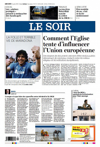 Le Soir - Mercredi 31 Juillet 2019