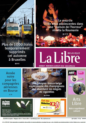 La Libre Belgique - Mercredi 31 Juillet 2019