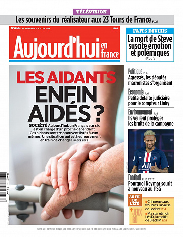 Aujourd’hui en France - Mercredi 31 Juillet 2019