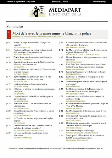 Mediapart - Mercredi 31 Juillet 2019