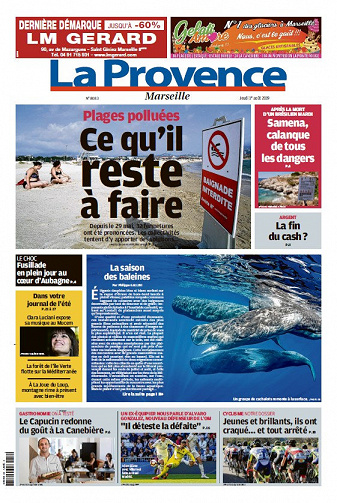 La Provence Marseille - Jeudi 1er Août 2019
