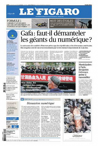 Le Figaro du Vendredi 2 Août 2019