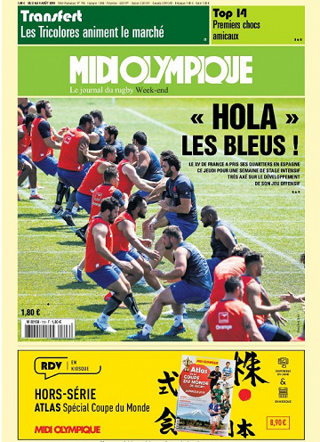 Midi Olympique Vert - Vendredi 2 au 4 Août 2019