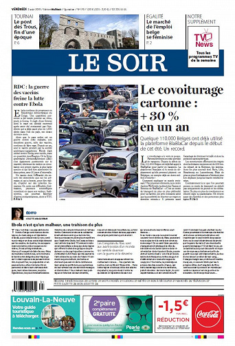 Le Soir - Vendredi 2 Août 2019