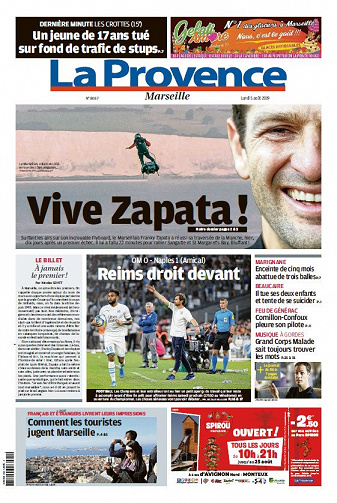La Provence Marseille - Lundi 5 Août 2019