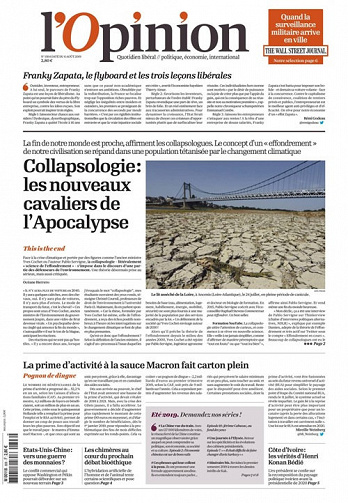 L’Opinion du Mardi 6 Août 2019