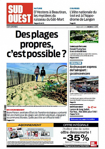 Sud Ouest Sud-Gironde - Mardi 6 Août 2019