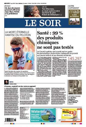 Le Soir - Mercredi 7 Août 2019