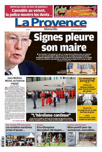 La Provence Marseille - Mercredi 7 Août 2019