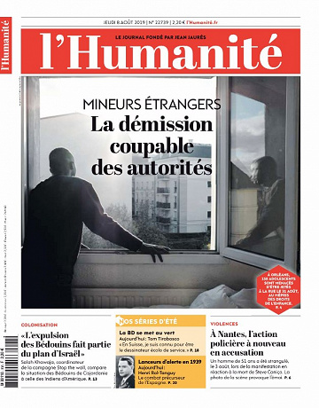 L’Humanite du Jeudi 8 Août 2019