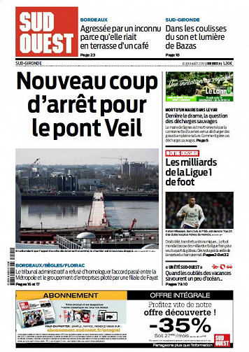 Sud Ouest Sud-Gironde - Jeudi 8 Août 2019