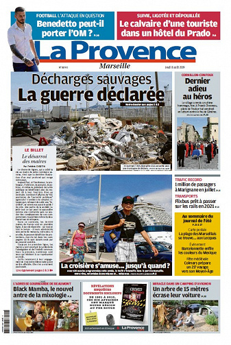 La Provence Marseille - Jeudi 8 Août 2019