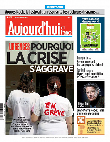Aujourd’hui en France - Vendredi 9 Août 2019