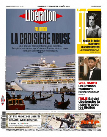 Libération du Samedi 10 et Dimanche 11 Août 2019