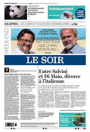 Le Soir - Samedi 10 et Dimanche 11 Août 2019