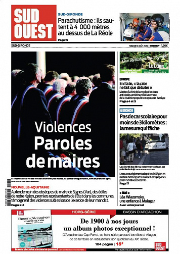 Sud Ouest Sud-Gironde - Samedi 10 Août 2019