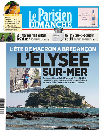 Le Parisien du Dimanche 11 Août 2019